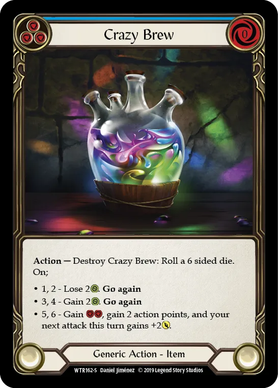 Crazy Brew [WTR162-S] (Welcome to Rathe)  Alpha Print Rainbow Foil - Anime Imports LLC