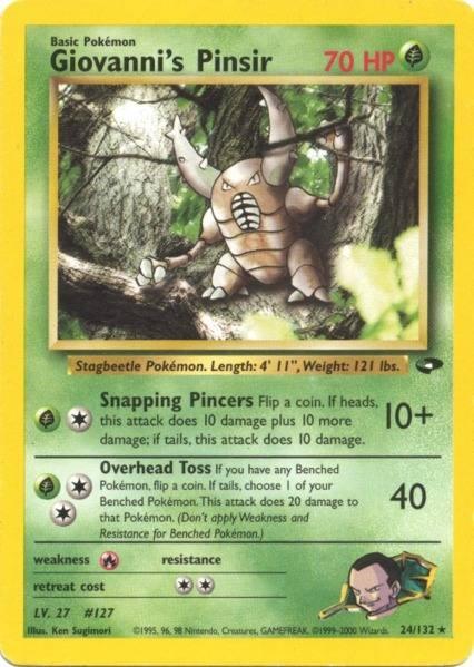 Giovanni's Pinsir (24/132) [Gym Challenge Unlimited] (Online Only)