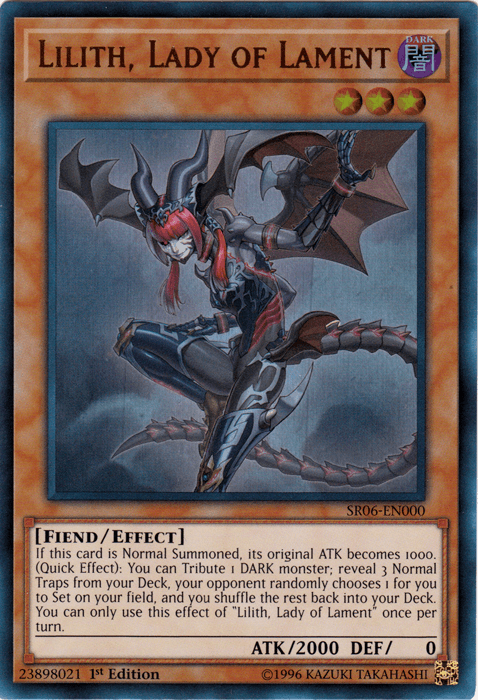 Lilith, Lady of Lament [SR06-EN000] Ultra Rare (ONLINE ORDER ONLY)