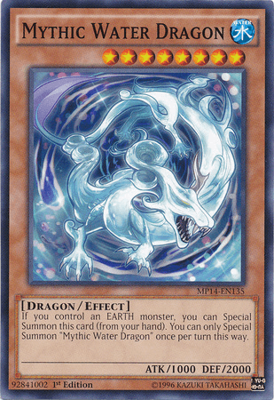 Mythic Water Dragon [MP14-EN135] Common (ONLINE ORDER ONLY)