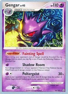 Gengar LV.43 (18/100) (Queengar - Jason Martinez) [World Championships 2009] (Online Only)