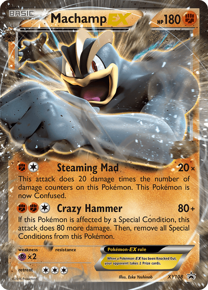 Machamp EX (XY108) [XY: Black Star Promos] (Online Only)