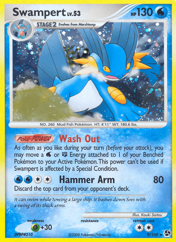 Swampert (9/106) [Diamond & Pearl: Great Encounters] (Online Only)