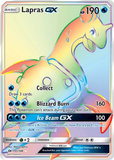 Lapras GX (151/149) [Sun & Moon: Base Set] (Online Only)