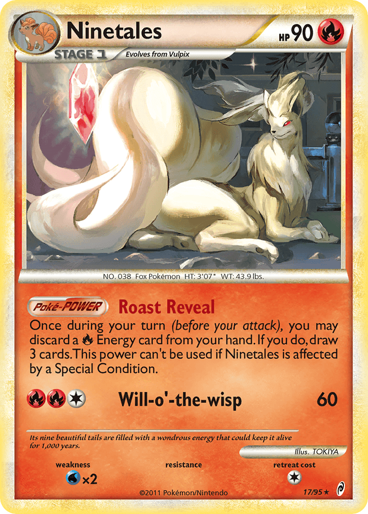 Ninetales (17/95) [HeartGold & SoulSilver: Call of Legends] (Online Only)