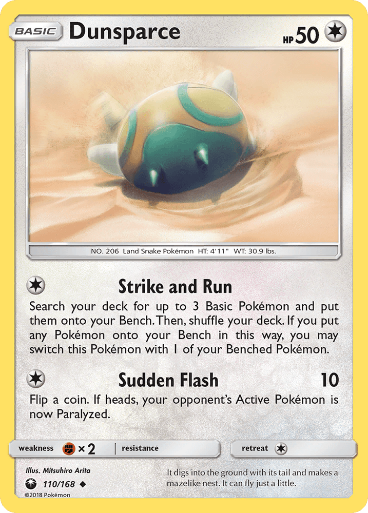 Dunsparce (110/168) [Sun & Moon: Celestial Storm] (Online Only)