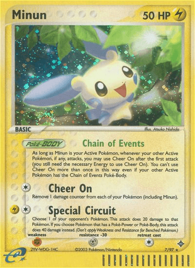 Minun (7/97) [EX: Dragon] (Online Only)