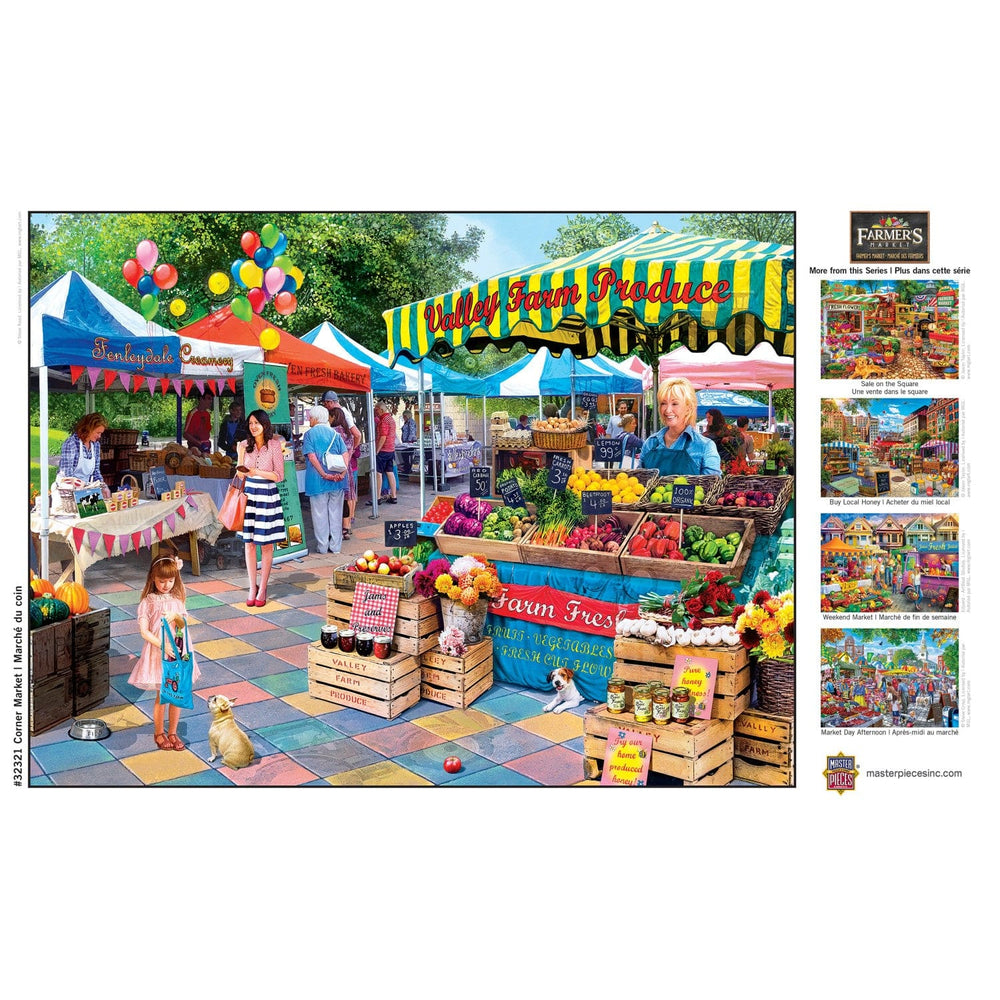 Farmer's Market - Corner Market 750 Piece Jigsaw Puzzle (ONLINE ORDER ONLY)