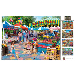Farmer's Market - Corner Market 750 Piece Jigsaw Puzzle (ONLINE ORDER ONLY)