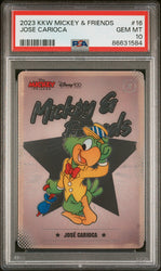 2023 KAKAWOW HOTBOX MICKEY & FRIENDS CHEERFUL TIMES JOSE CARIOCA 16 PSA 10 (Online Order Only)