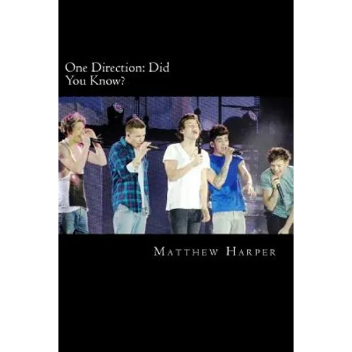 One Direction: Did You Know?: A Killer Book Containing Gossip, Facts, Trivia, Images & Memory Recall Quiz. - Paperback (ONLINE ORDER ONLY)