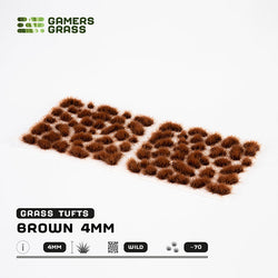 Gamers Grass Tufts: Brown 4mm- Wild (ONLINE ORDER ONLY)