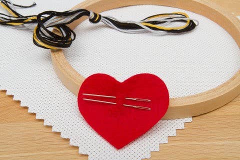 Deluxe Cross Stitch Kit – “Live Laugh Lorazepam” Funny Floral Pattern (ONLINE ORDER ONLY)