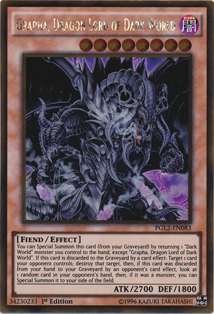 Grapha, Dragon Lord of Dark World [PGL2-EN083] Gold Rare (ONLINE ORDER ONLY)