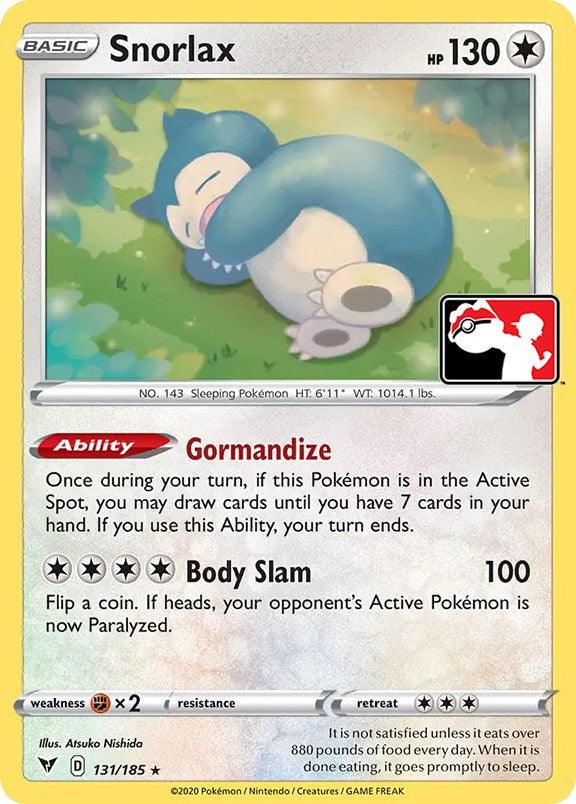 Snorlax (131/185) [Prize Pack Series One] (Online Only)