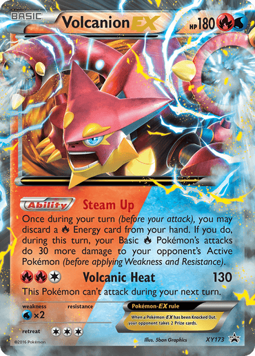 Volcanion EX (XY173) [XY: Black Star Promos] (Online Only)