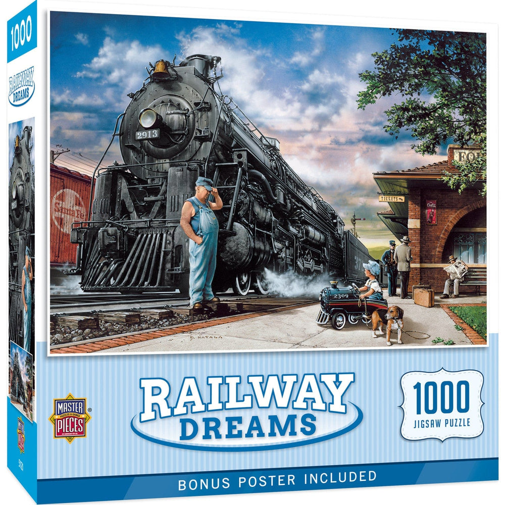 Childhood Dreams - Railway Dreams 1000 Piece Jigsaw Puzzle (ONLINE ORDER ONLY)