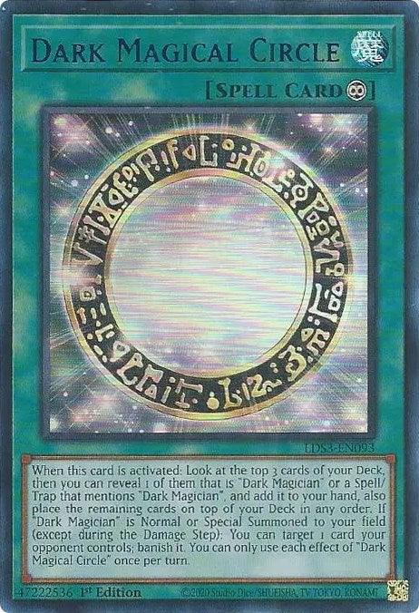 Dark Magical Circle (Blue) [LDS3-EN093] Ultra Rare (ONLINE ORDER ONLY)