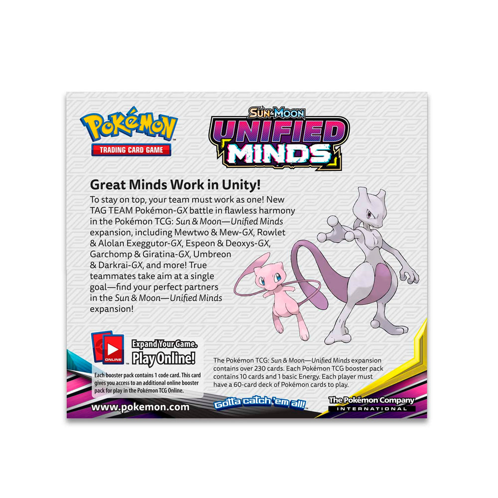 Sun & Moon: Unified Minds - Booster Box (ONLINE ORDER ONLY)