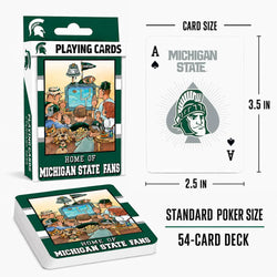 Michigan State Spartans Fan Deck Playing Cards - 54 Card Deck