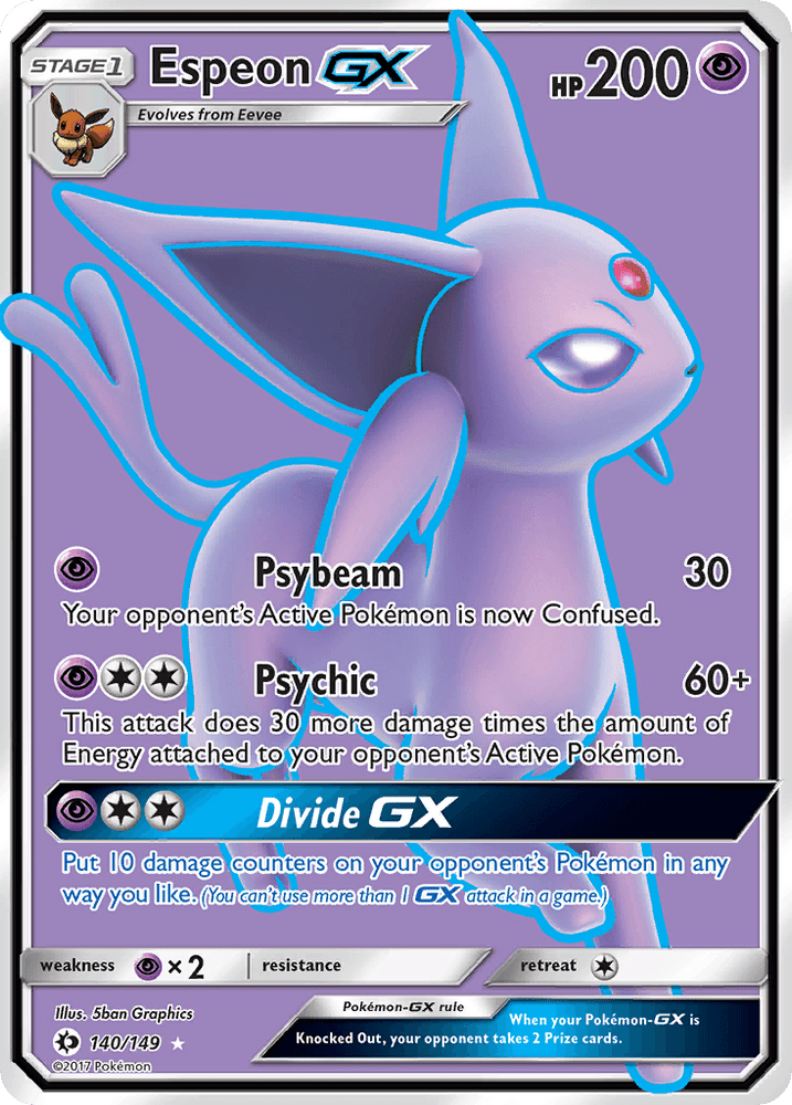 Espeon GX (140/149) [Sun & Moon: Base Set] (Online Only)