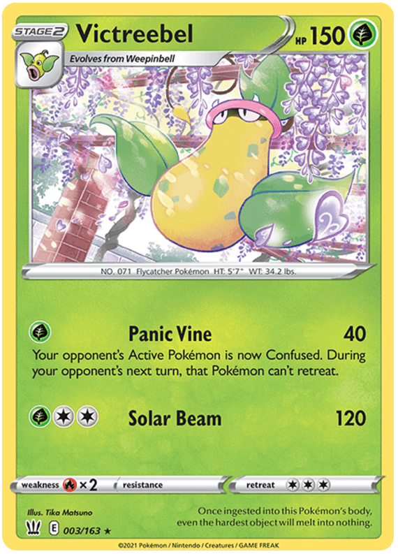 Victreebel (003/163) [Sword & Shield: Battle Styles] (Online Only)