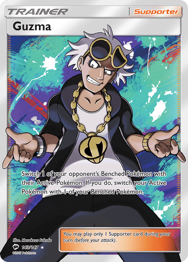 Guzma (143/147) [Sun & Moon: Burning Shadows] (Online Only)