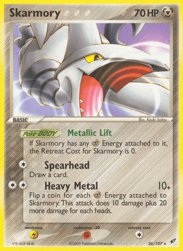 Skarmory (26/107) [EX: Deoxys] (Online Only)