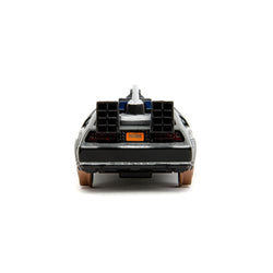 Back to the Future Part III die-cast 1:32 scale "Hollywood Rides" DeLorean Time Machine (railroad) (ONLINE ORDER ONLY)