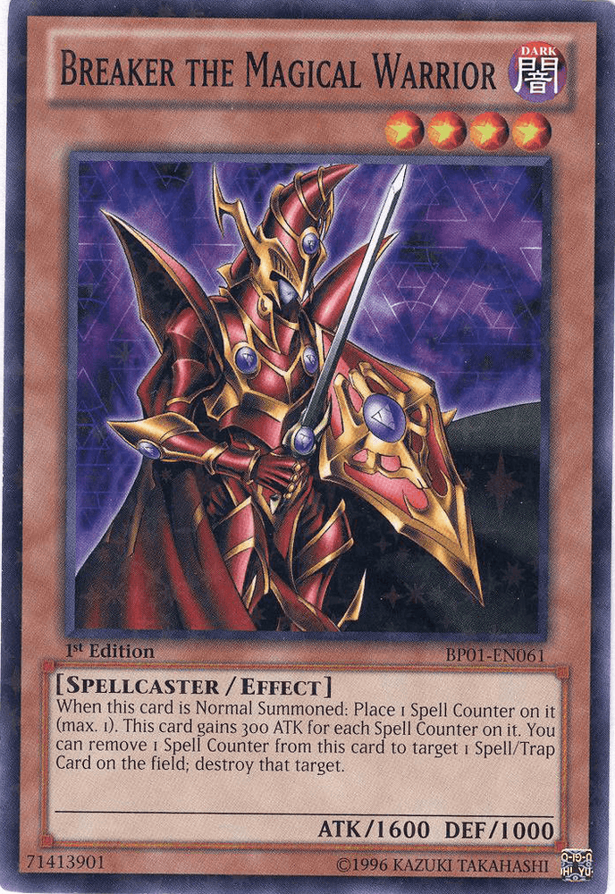 Breaker the Magical Warrior [BP01-EN061] Starfoil Rare (ONLINE ORDER ONLY)