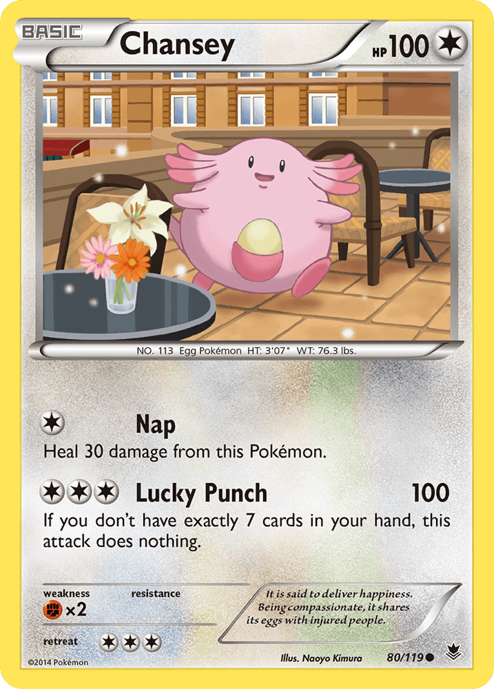 Chansey (80/119) [XY: Phantom Forces] (Online Only)