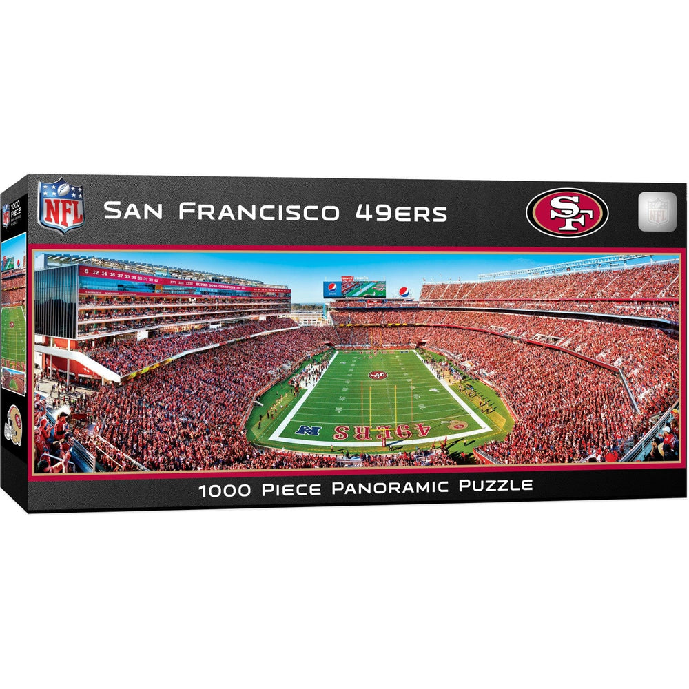 San Francisco 49ers - 1000 Piece Panoramic Jigsaw Puzzle - End View (ONLINE ORDER ONLY)