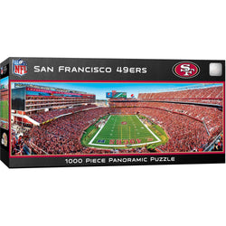 San Francisco 49ers - 1000 Piece Panoramic Jigsaw Puzzle - End View (ONLINE ORDER ONLY)