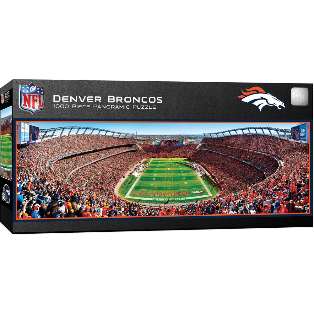 Denver Broncos - 1000 Piece Panoramic Jigsaw Puzzle - End View (ONLINE ORDER ONLY)
