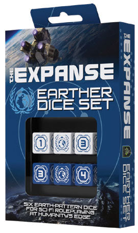 The Expanse Earther Dice Set (ONLINE ORDER ONLY)