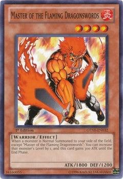 Master of the Flaming Dragonswords [GENF-EN032] Common (ONLINE ORDER ONLY)