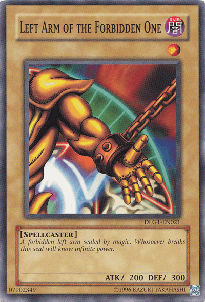 Left Arm of the Forbidden One [DLG1-EN021] Common (ONLINE ORDER ONLY)