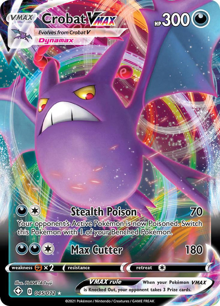 Crobat VMAX (045/072) [Sword & Shield: Shining Fates] (Online Only)