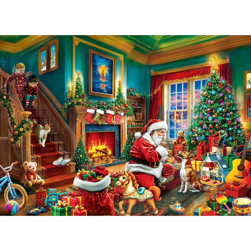 Season's Greetings - The Santa Stakeout 1000 Piece Jigsaw Puzzle