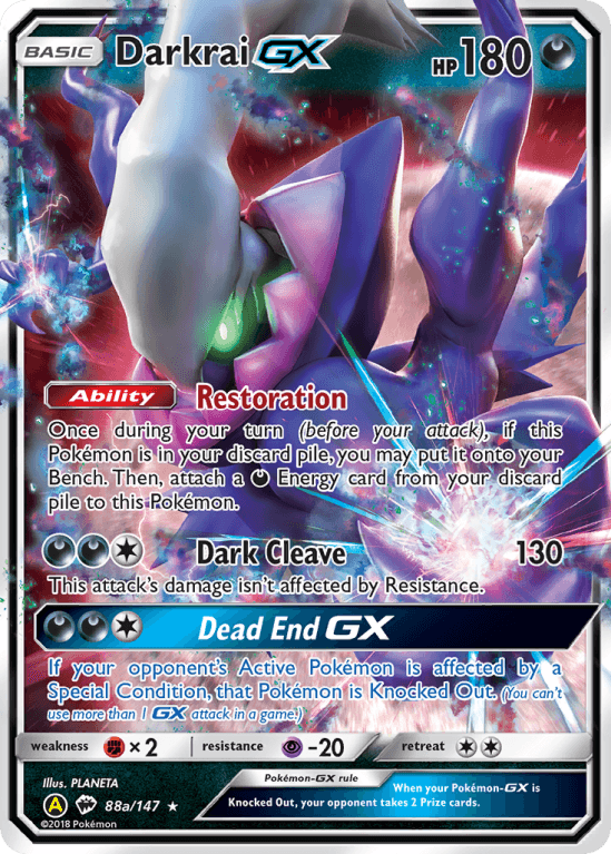 Darkrai GX (88a/147) [Alternate Art Promos] (Online Only)