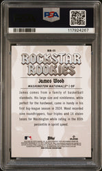 Graded 2025 Topps Bowman James Wood #RR11 Rockstar Rookies Rookie RC Baseball Card PSA 10 Gem Mint (ONLINE ORDER ONLY)