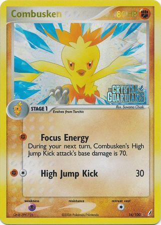 Combusken (16/100) (Stamped) [EX: Crystal Guardians] (Online Only)