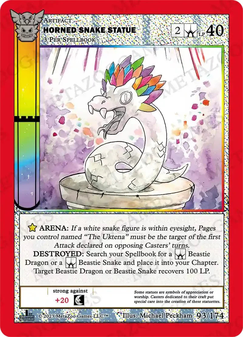 Horned Snake Statue [Native: First Edition] (ONLINE ORDER ONLY)