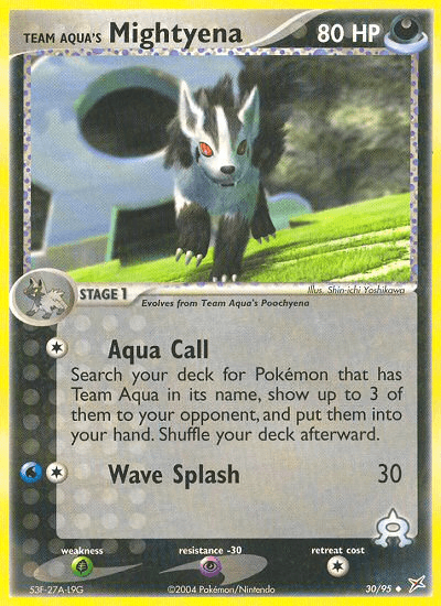 Team Aqua's Mightyena (30/95) [EX: Team Magma vs Team Aqua] (Online Only)