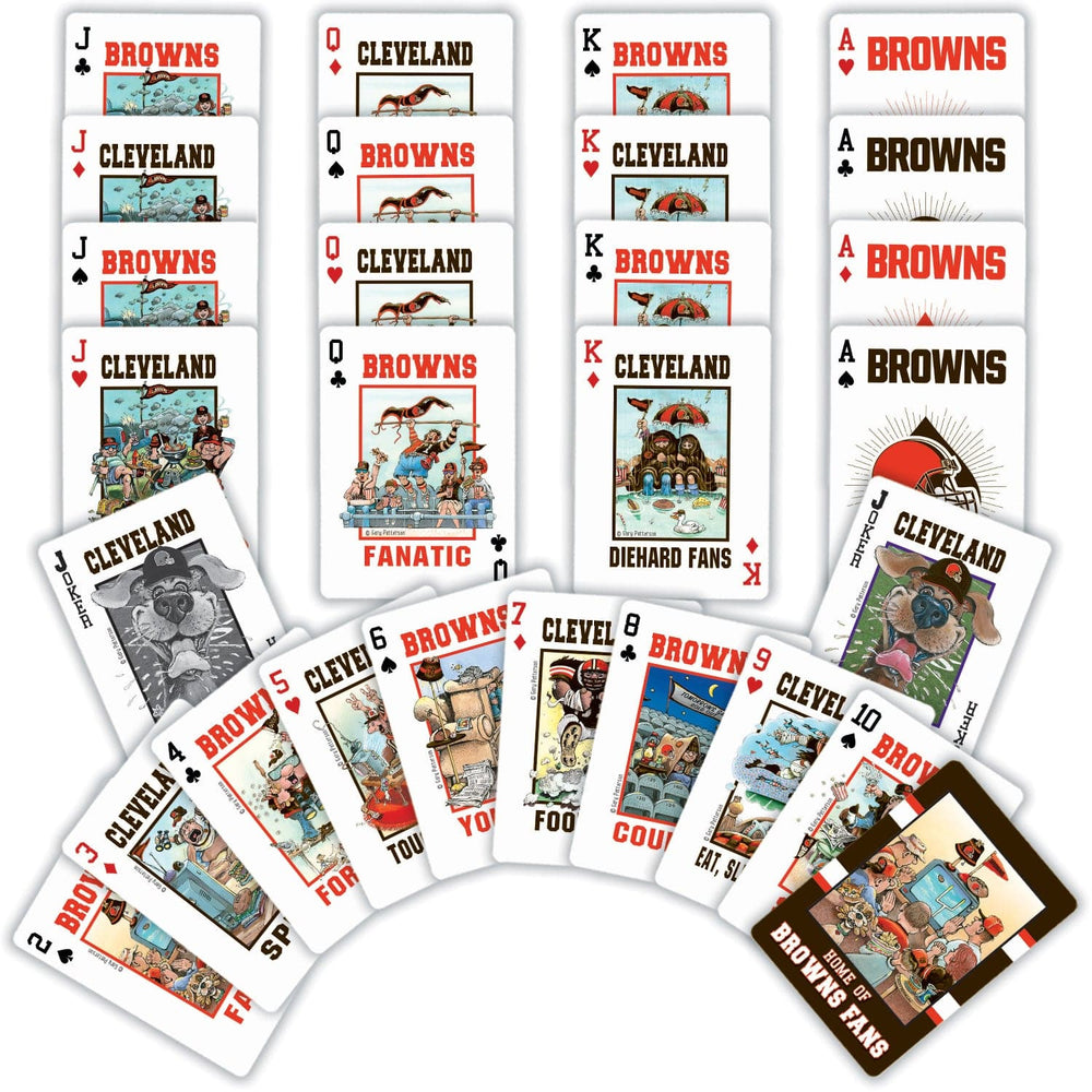 Cleveland Browns Fan Deck Playing Cards - 54 Card Deck (ONLINE ORDER ONLY)