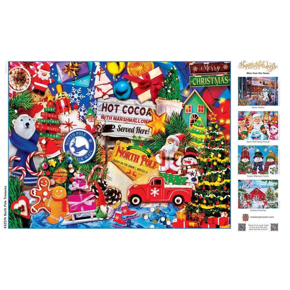 Happy Holidays - Greetings from the North Pole 300 Piece EZ Grip Jigsaw Puzzle (ONLINE ORDER ONLY)