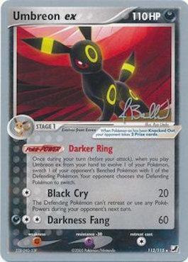 Umbreon ex (112/115) (Eeveelutions - Jimmy Ballard) [World Championships 2006] (Online Only)