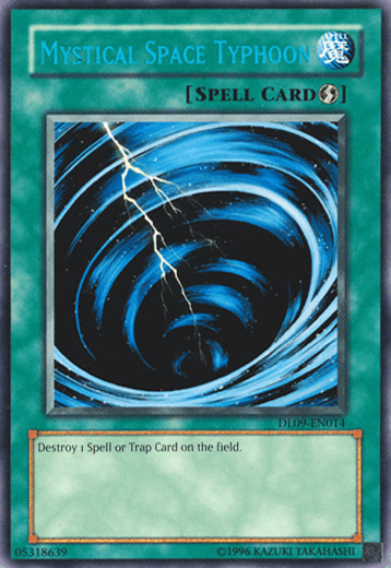 Mystical Space Typhoon (Blue) [DL09-EN014] Rare (ONLINE ORDER ONLY)
