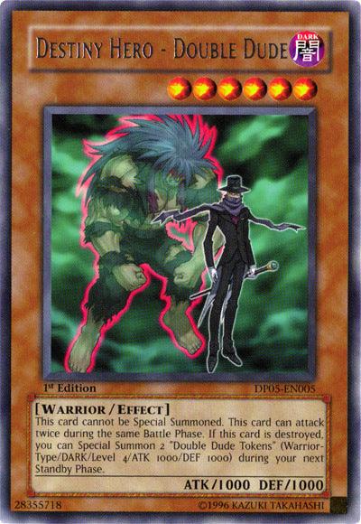Destiny Hero - Double Dude [DP05-EN005] Rare (ONLINE ORDER ONLY)