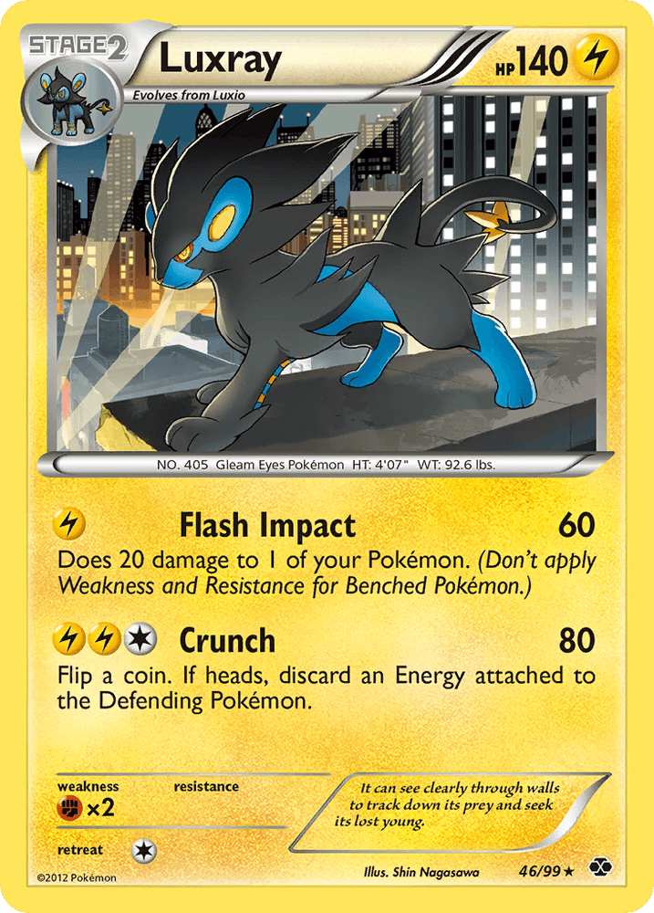 Luxray (46/99) [Black & White: Next Destinies] (Online Only)